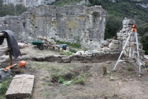 Chantier de la campagne de fouilles 2012