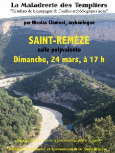 Affiche de la conférence.