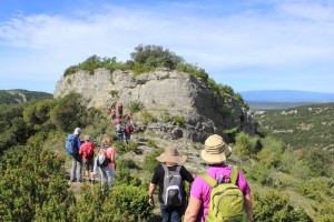 Arrivée au chastelas de Baravon