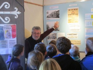 Les enfants de CM2 à la chapelle Sainte Anne